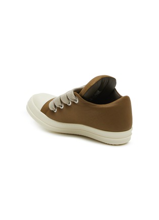  - RICK OWENS  - Jumbo Padded Leather Low Top Sneakers