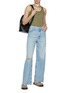 Figure View - Click To Enlarge - MOTHER - Spinner Zip Sneak Chew Jeans