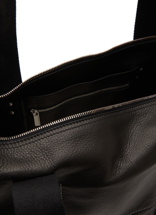 Detail View - Click To Enlarge - RICK OWENS  - Trolley Leather Crossbody Bag