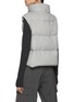 Back View - Click To Enlarge - HERNO - Faux Fur Cashmere Silk Puffer Vest