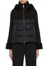 Main View - Click To Enlarge - HERNO - Hooded Shearling Puffer Jacket