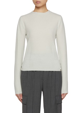 Main View - Click To Enlarge - HERNO - Lightweight Wool Knit Sweater