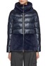 Main View - Click To Enlarge - HERNO - Bi-Fabric Faux Fur Puffer Jacket