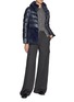 Figure View - Click To Enlarge - HERNO - Bi-Fabric Faux Fur Puffer Jacket