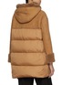 Back View - Click To Enlarge - HERNO - Hooded Lamb Shearling Puffer Jacket