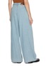 Back View - Click To Enlarge - DRIES VAN NOTEN - Front Pleat Cotton Wide Leg Jeans