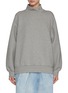 Main View - Click To Enlarge - DRIES VAN NOTEN - High Neck Asymmetrical Zip Sweater