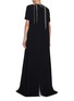 Back View - Click To Enlarge - DRIES VAN NOTEN - Dangling Strass Embellished High Low Hem Top