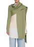 Main View - Click To Enlarge - DRIES VAN NOTEN - One Shoulder Drape Wool Scarf Top