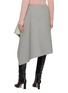 Back View - Click To Enlarge - DRIES VAN NOTEN - Back Contrast Scuba Skirt