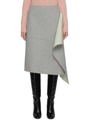 Main View - Click To Enlarge - DRIES VAN NOTEN - Back Contrast Scuba Skirt