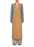 Main View - Click To Enlarge - DRIES VAN NOTEN - Hybrid Medium Wash Denim Coat