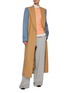 Figure View - Click To Enlarge - DRIES VAN NOTEN - Hybrid Medium Wash Denim Coat