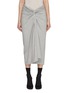 Main View - Click To Enlarge - DRIES VAN NOTEN - Gathered Front Jersey Skirt