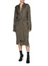 Figure View - Click To Enlarge - DRIES VAN NOTEN - Asymmetrical Hem Dot Shirt Dress