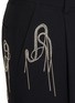  - DRIES VAN NOTEN - Dangling Strass Wide Leg Trousers