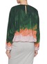 Back View - Click To Enlarge - DRIES VAN NOTEN - Abstract Print Silk Blend Top