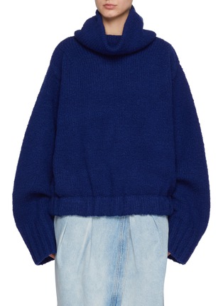 Main View - Click To Enlarge - DRIES VAN NOTEN - Turtleneck Chunky Wool Knit Sweater