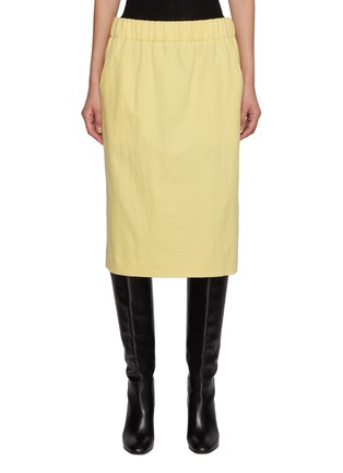 Main View - Click To Enlarge - DRIES VAN NOTEN - Elasticated Waist Straight Skirt