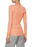 Back View - Click To Enlarge - DRIES VAN NOTEN - Round Neck Sheer Second Skin Top