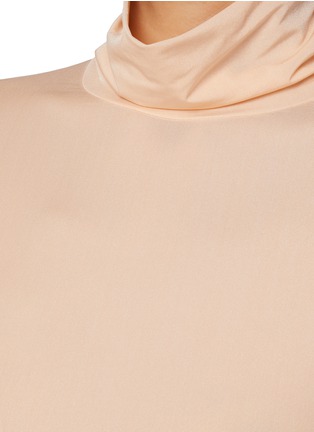  - DRIES VAN NOTEN - Turtle Neck Sheer Second Skin Top