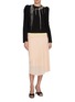 Figure View - Click To Enlarge - DRIES VAN NOTEN - Ruched Sheer Second Skin Skirt