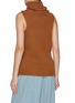 Back View - Click To Enlarge - DRIES VAN NOTEN - High Neck Sleeveless Wool Cashmere Top