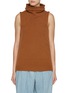 Main View - Click To Enlarge - DRIES VAN NOTEN - High Neck Sleeveless Wool Cashmere Top