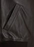  - YVES SALOMON - Detachable Mink Collar Leather Jacket