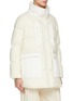 Detail View - Click To Enlarge - YVES SALOMON - Shearling Bib Puffer Jacket