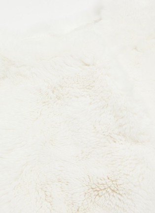 Detail View - Click To Enlarge - YVES SALOMON - Rex Rabbit Fur Kids' Gilet