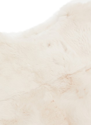 Detail View - Click To Enlarge - YVES SALOMON - Rex Rabbit Fur Kids' Gilet