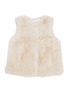 Main View - Click To Enlarge - YVES SALOMON - Rex Rabbit Fur Kids' Gilet