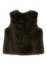 Figure View - Click To Enlarge - YVES SALOMON - Rex Rabbit Fur Kids' Gilet