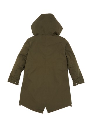 Figure View - Click To Enlarge - YVES SALOMON - Fox Lined Cotton Parka