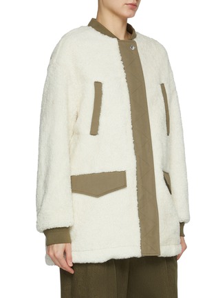 Detail View - Click To Enlarge - YVES SALOMON - Hidden Placket Reversible Bomber Coat