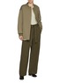 Figure View - Click To Enlarge - YVES SALOMON - Hidden Placket Reversible Bomber Coat