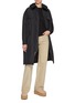 Figure View - Click To Enlarge - YVES SALOMON - Mink Fur Collar Parka Coat