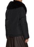 Back View - Click To Enlarge - YVES SALOMON - Detachable Collar Puffer Jacket