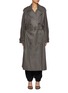 Main View - Click To Enlarge - YVES SALOMON - Leather Trench Coat