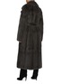 Back View - Click To Enlarge - YVES SALOMON - Mink Fur Trench Coat