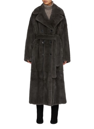 YVES SALOMON | Mink Fur Trench Coat