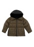 Main View - Click To Enlarge - YVES SALOMON - Shearling Hood Kids' Puffer Jacket