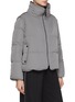 Detail View - Click To Enlarge - YVES SALOMON - Technical Hooded Puffer Jacket