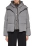 Main View - Click To Enlarge - YVES SALOMON - Technical Hooded Puffer Jacket