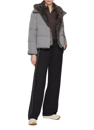 Figure View - Click To Enlarge - YVES SALOMON - Technical Hooded Puffer Jacket