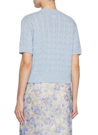 Back View - Click To Enlarge - PRADA - Cashmere Top