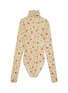 Main View - Click To Enlarge - PRADA - Long Sleeve High Neck Floral Top