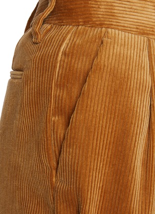  - PRADA - Cuffed Hem Cotton Corduroy Shorts