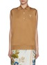 Main View - Click To Enlarge - PRADA - Silk Polo Vest Top